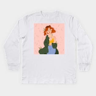 Spring girl Kids Long Sleeve T-Shirt